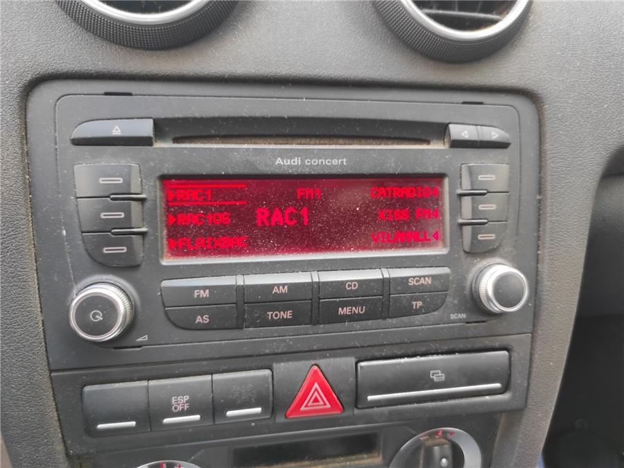 radio cd audi a3 sportback 1.8 16v tfsi (160 cv)