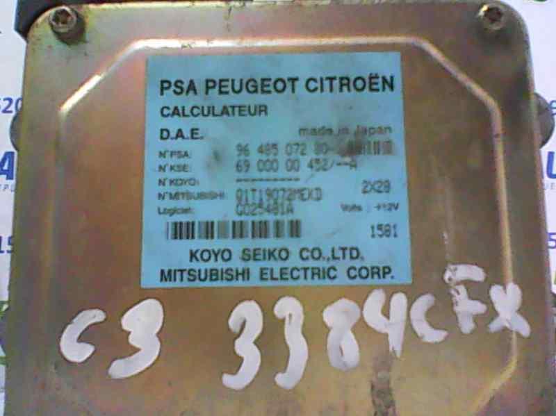 modulo electronico citroen c3 i 1.4 hdi 68cv 1398cc