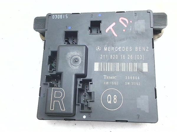 centralita cierre puerta trasera derecha mercedes benz clase e (bm 211) berlina (01.2002 >) 2.7 e 270 cdi (211.016) [2,7 ltr.   130 kw cdi cat]
