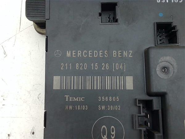 centralita cierre puerta trasera izquierda mercedes benz clase e (bm 211) berlina (01.2002 >) 2.7 e 270 cdi (211.016) [2,7 ltr.   130 kw cdi cat]