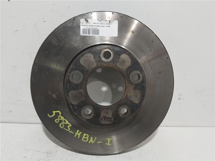 disco freno delantero izquierdo peugeot 407 sport
