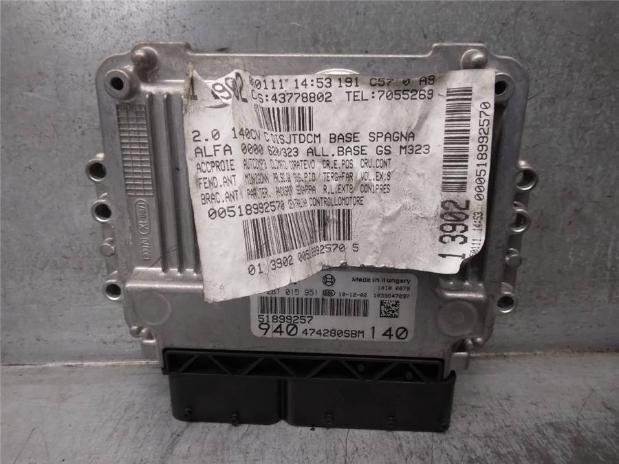 centralita motor uce alfa romeo giulietta (191) 2.0 jtdm