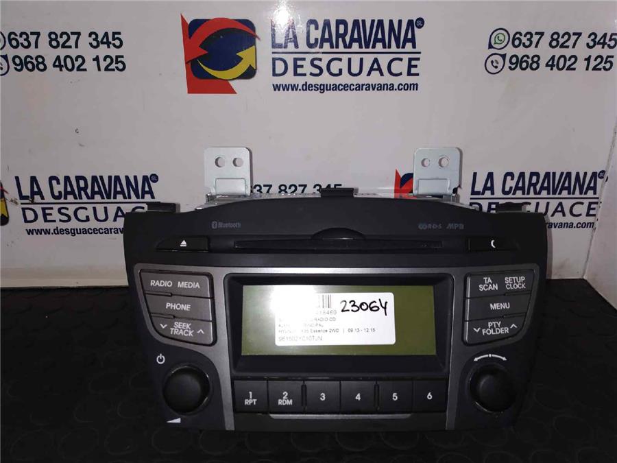 sistema audio/radio cd hyundai ix35 1.7 crdi 116cv 1685cc