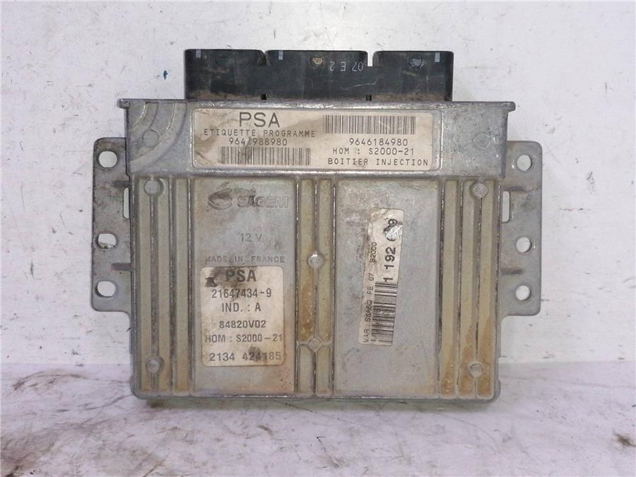 centralita motor uce citroën saxo 1.4