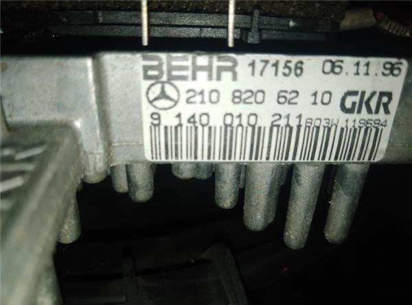 ventilador radiador aire acondicionado mercedes benz clase e (bm 210) berlina (05.1995 >) 2.3 230 (210.037) [2,3 ltr.   110 kw 16v cat]