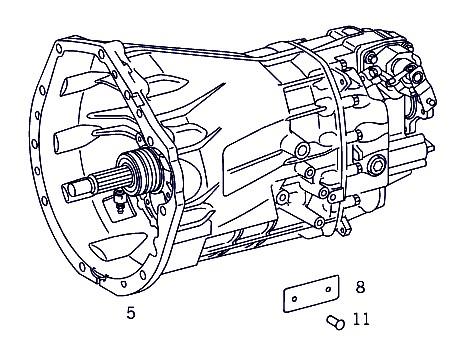 caja cambios manual mercedes benz sprinter 4,6 t furgón (906) 413 cdi