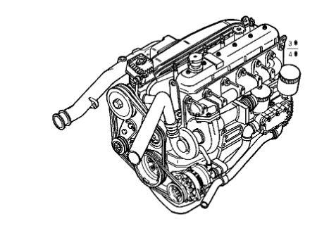 motor completo iveco eurocargo chasis     (typ 120 e 18) [5,9 ltr.   130 kw diesel]