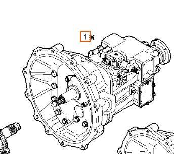 caja cambios manual iveco eurocargo tector chasis     (modelo 75 e 15) [3,9 ltr.   110 kw diesel]