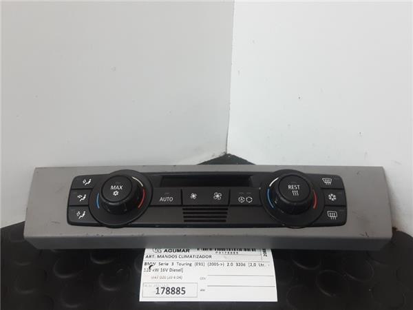 mandos climatizador bmw serie 3 touring (e91) (2005 >) 2.0 320d [2,0 ltr.   120 kw 16v diesel]