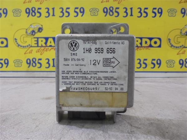 centralita airbag volkswagen golf iii berlina (1h1)(1991 >) 2.8 vr6 [2,8 ltr.   128 kw vr6]