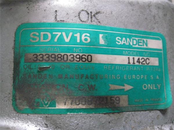 compresor aire acondicionado volvo s40 berlina (1995 >) 1.9 di
