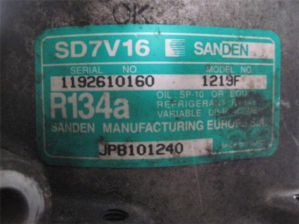 compresor aire acondicionado rover rover 25 (rf)(1999 >) 1.4 16v
