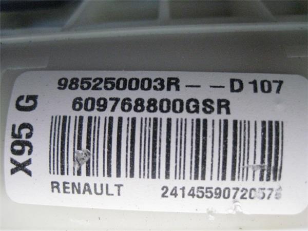 airbag salpicadero renault megane iii berlina 5p (2008 >) 1.5 emotion [1,5 ltr.   81 kw dci diesel fap]