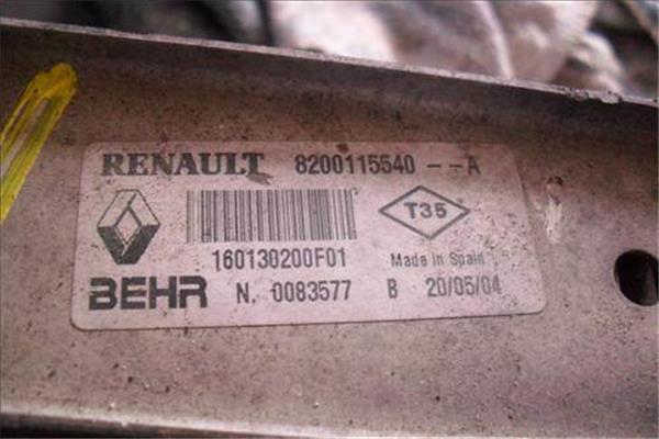 Intercooler Renault Scenic II 1.9 dCi