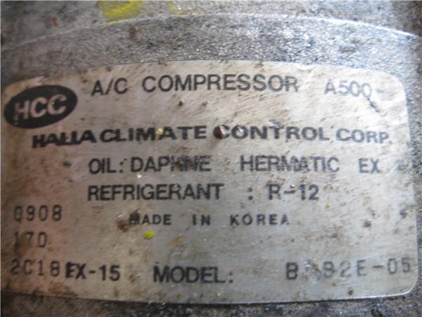 compresor aire acondicionado hyundai sonata (y2)(1992 >) 2.0 16v gls dohc [2,0 ltr.   96 kw cat]