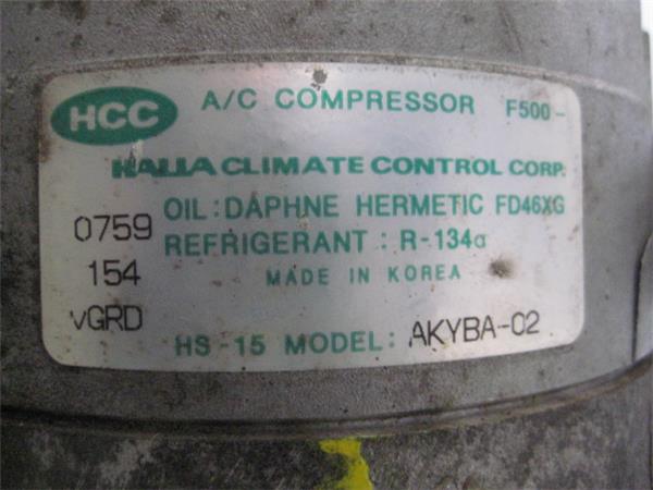 compresor aire acondicionado hyundai elantra