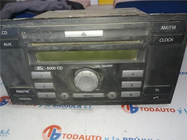 radio / cd ford fiesta (cbk)(2002 >) 1.6 newport [1,6 ltr.   66 kw tdci cat]