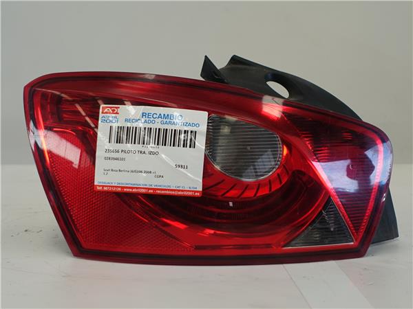 piloto trasero izquierdo seat ibiza berlina 6