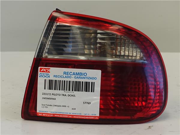 piloto trasero derecho seat toledo (1m2)(03.1999 >) 1.9 tdi