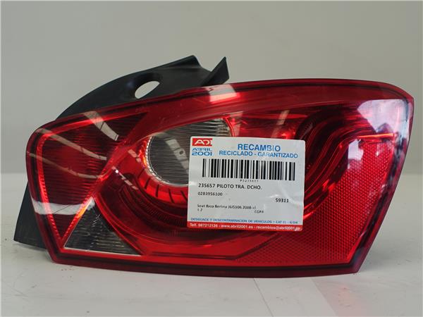 piloto trasero derecho seat ibiza berlina 6j5