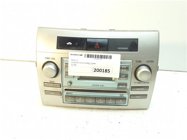 radio cd toyota corolla verso e12 2002 20 d4