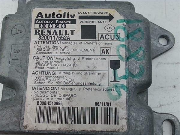 centralita airbag renault scenic i (ja...)(1999 >) 1.8  4x4