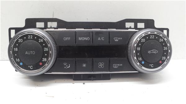 mandos climatizador mercedes benz clase c (bm 204) berlina (01.2007 >) 2.2 c 220 cdi (204.008) [2,2 ltr.   125 kw cdi cat]