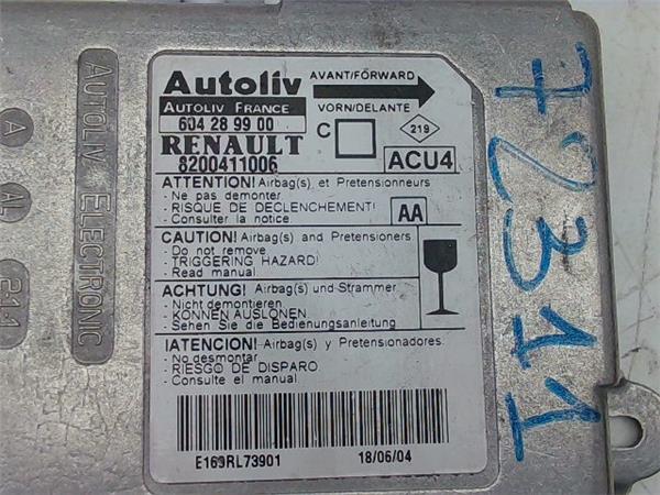 centralita airbag renault megane ii (xmo) 1.5d dci 80cv