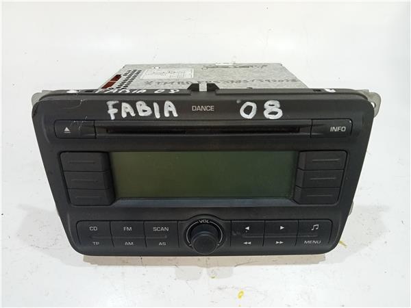 radio / cd skoda fabia (5j2)(2007 >) 