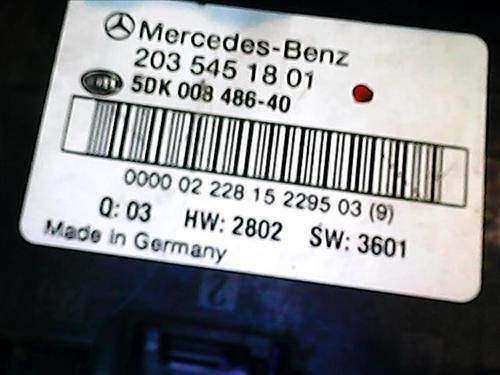 Caja Reles Mercedes-Benz  