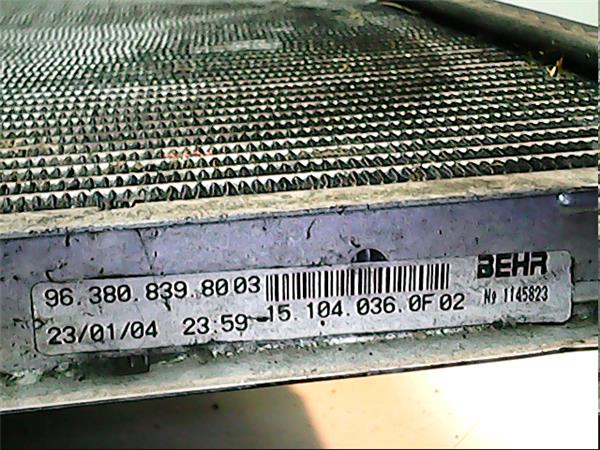 radiador citroen c5 berlina 2001 22 hdi dc4h