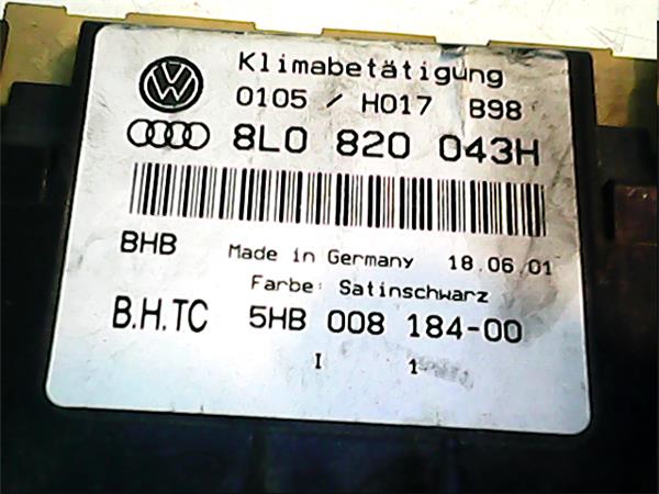 mandos climatizador audi a4 avant (b5)(1994 >) 2.5 tdi quattro [2,5 ltr.   110 kw v6 24v tdi]