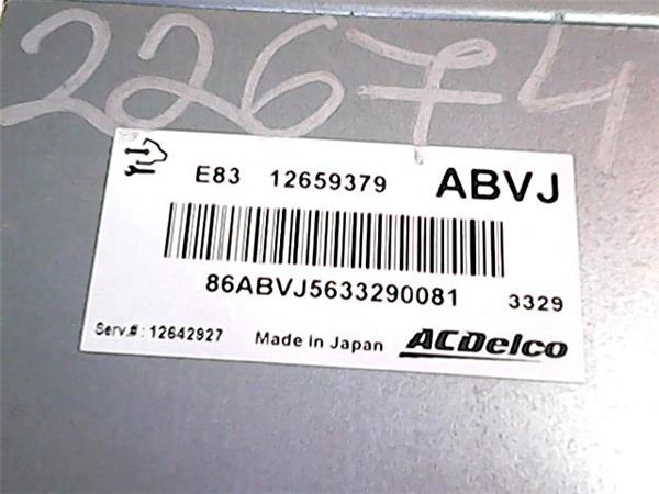 centralita opel meriva b (03.2010 >) 1.4 excellence [1,4 ltr.   88 kw 16v turbo]