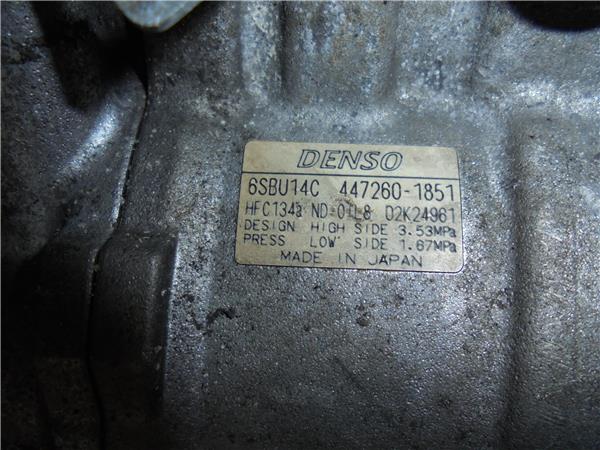 compresor aire acondicionado bmw serie 5 berlina (e60)(2003 >) 2.0 520d [2,0 ltr.   130 kw turbodiesel cat]