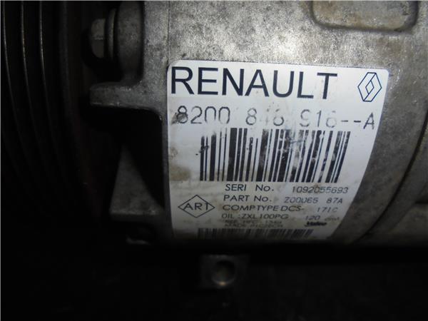 compresor aire acondicionado renault master iii furgón (02.2010 >) 2.3 l3h2 hka 3,5t [2,3 ltr.   107 kw diesel dci cat]