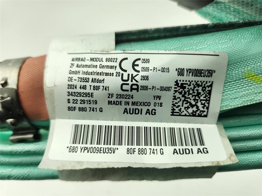 Airbag cortina delantero izquierdo S