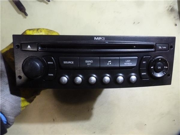 radio / cd citroen c4 berlina (06.2004 >) 1.6 collection [1,6 ltr.   80 kw hdi cat (9hy / dv6ted4)]