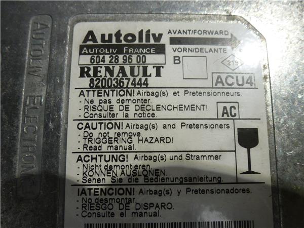 Centralita Airbag Renault Megane II