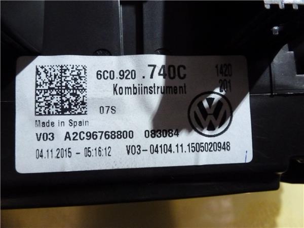 Cuadro Instrumentos Volkswagen Polo