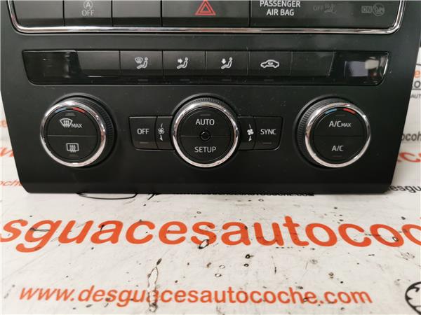 mandos climatizador seat leon (5f1)(09.2012 >) 1.6 reference [1,6 ltr.   77 kw tdi]