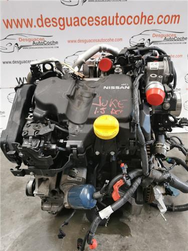 motor completo nissan juke i (f15e)(06.2010 >) 1.5 acenta [1,5 ltr.   81 kw turbodiesel cat]