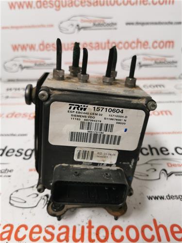 nucleo abs peugeot 407 (2004 >) 2.0 st confort [2,0 ltr.   100 kw 16v hdi cat (rhr / dw10bted4)]