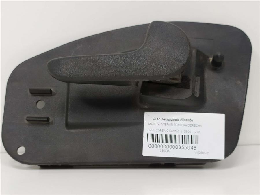 manilla interior puerta trasera derecha opel corsa c comfort