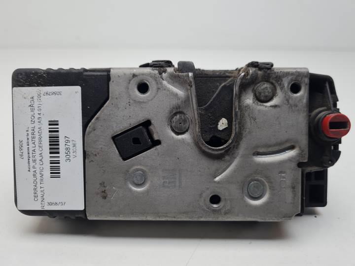 cerradura puerta corredera izquierda renault trafic caja cerrada (ab 4.01) (2001   ...) 5p 2.0 diesel 115 cv