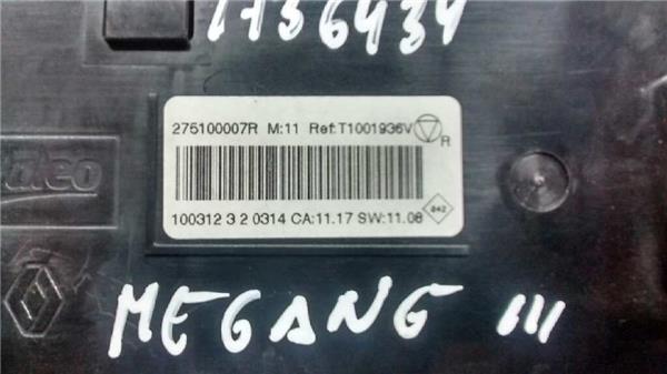mandos climatizador renault megane iii coupe 1.5 dci d (106 cv)