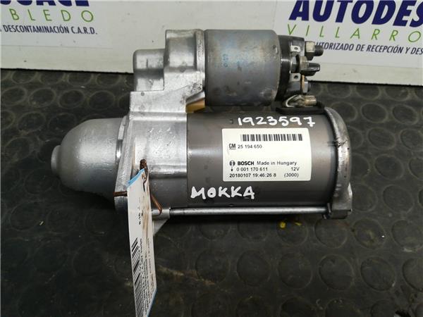 motor arranque opel mokka x 1.4 16v turbo (140 cv)