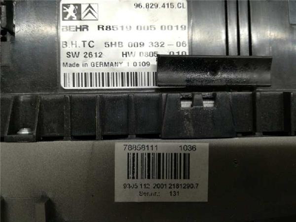 mandos climatizador citroen c5 station wagon 2.0 hdi fap (136 cv)