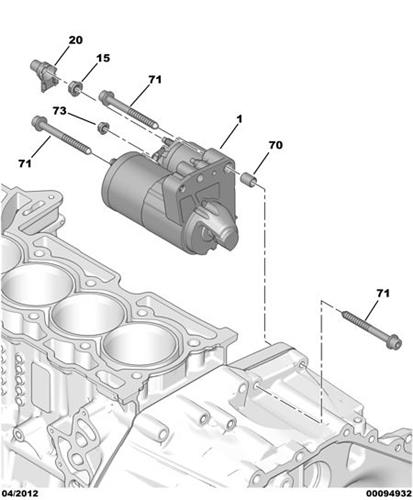Motor Arranque Citroen C4 Picasso SX