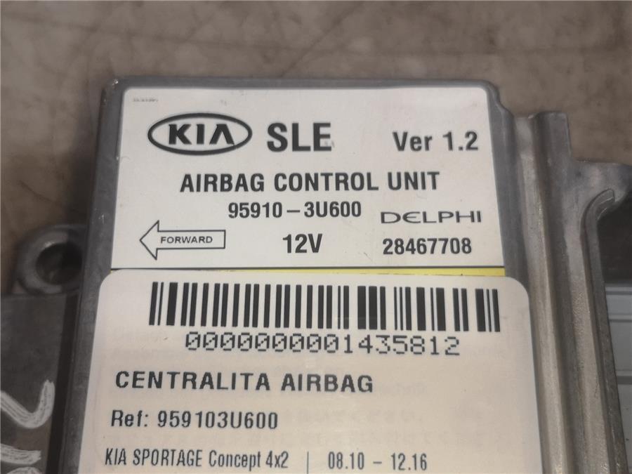 Centralita Airbag KIA SPORTAGE 1.7