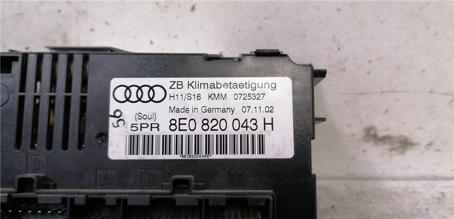 mandos climatizador audi a4 berlina 1.9 tdi (131 cv)